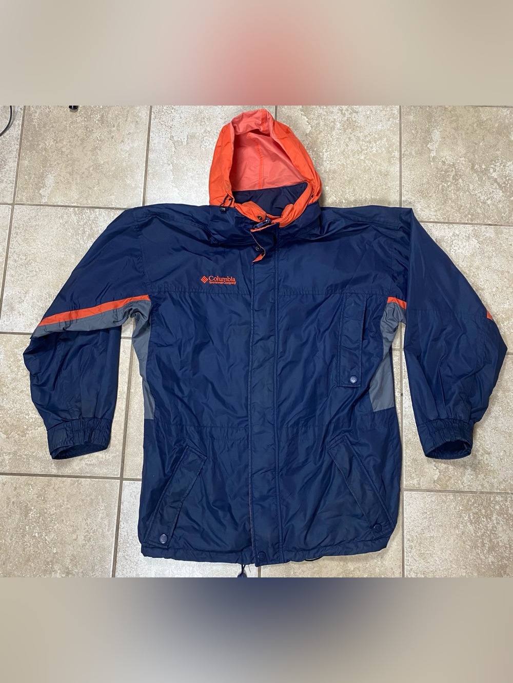 Vintage 90s Columbia Longs Peak Hooded Parka Jacket Men's